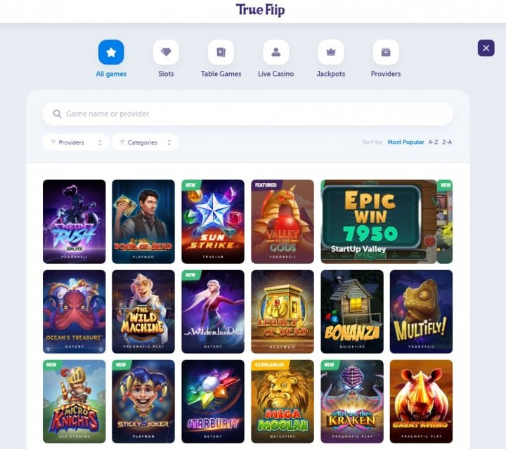 Trueflip Casino 3