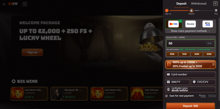AFKSpin Casino 13