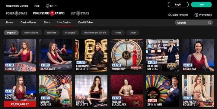 Poker Stars Casino 4