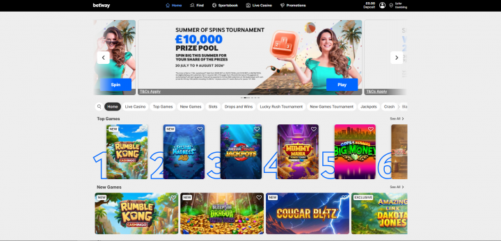 Betway Casino Experience 2