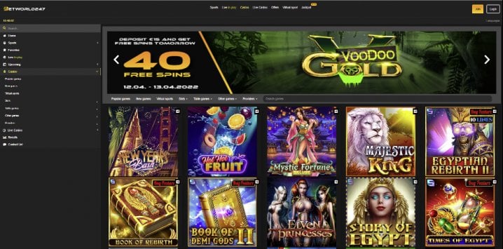 Betworld247 Casino 1