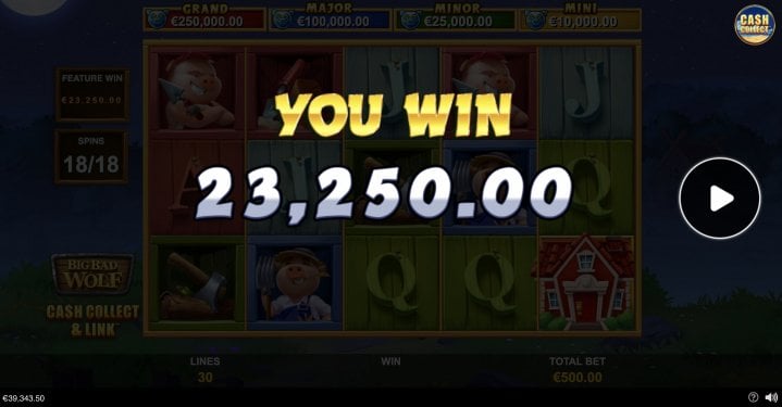 Big Bad Wolf Cash Collect & Link 7
