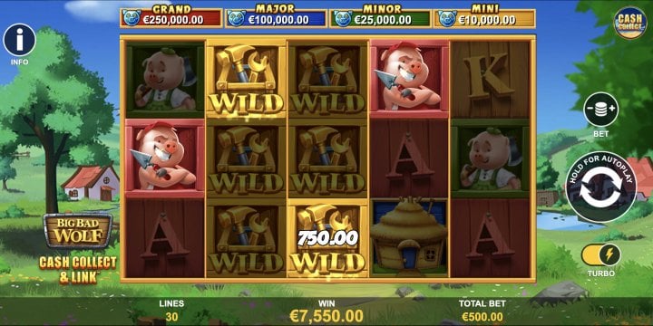 Big Bad Wolf Cash Collect & Link 4