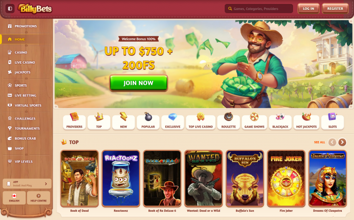 BillyBets Casino 1