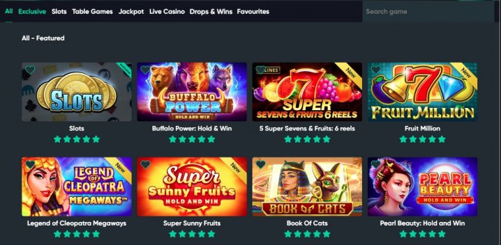 Bitcoin.com Games Casino 3