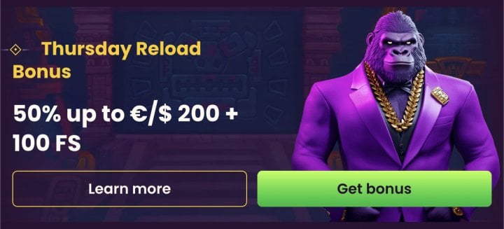 Bizzo Casino Reload Bonus Visual