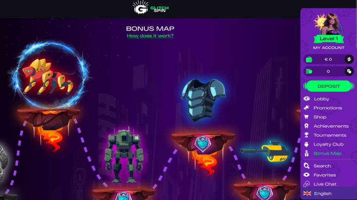 GlitchSpin Casino 10