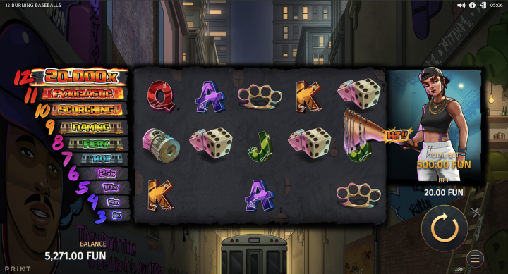 12 Burning Baseballs 5