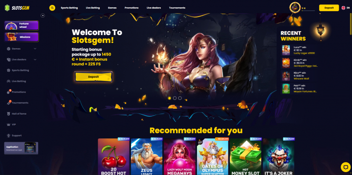 SlotsGem Casino 1