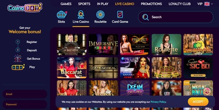 casino360 Casino Severler