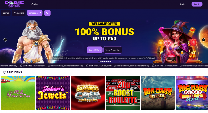 Cosmic Spins Casino 1