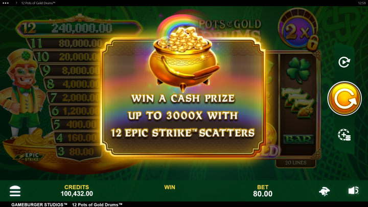 12 Pots of Gold Drums 13