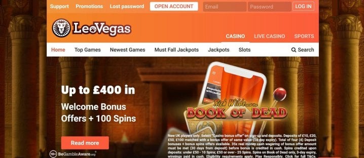 bonus leovegas casino