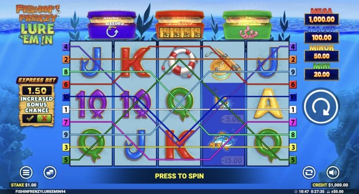 Fishin' Frenzy Lure 'Em In 1