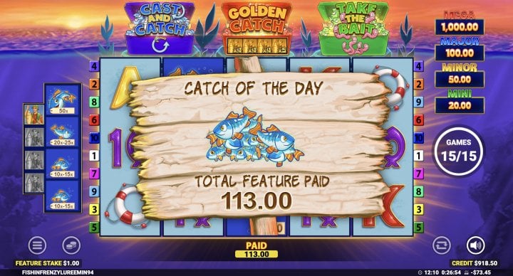 Fishin' Frenzy Lure 'Em In 15