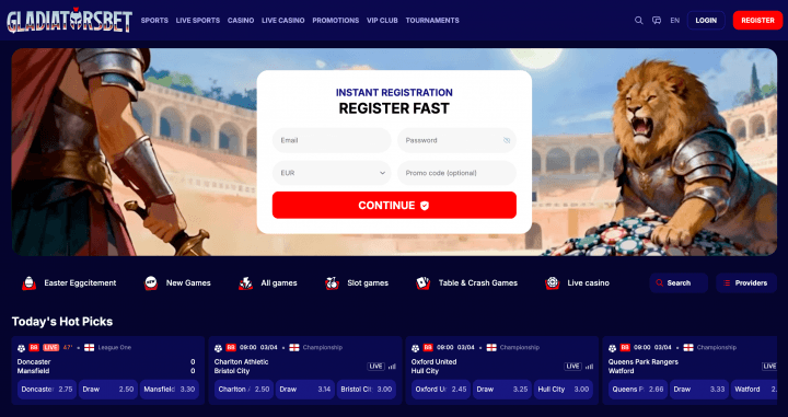 GladiatorsBet Casino 1