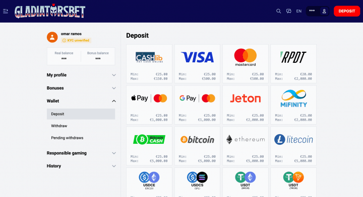 GladiatorsBet Casino 10