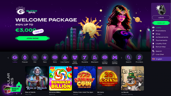 GlitchSpin Casino 1