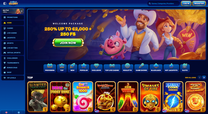 Spins of Glory Casino 1