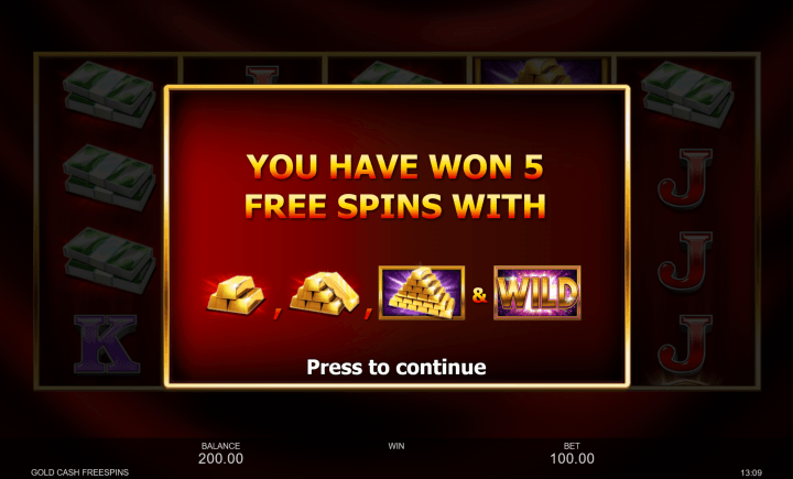 Gold Cash Free Spins 11