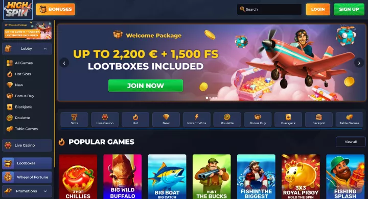 HighSpin Casino 1