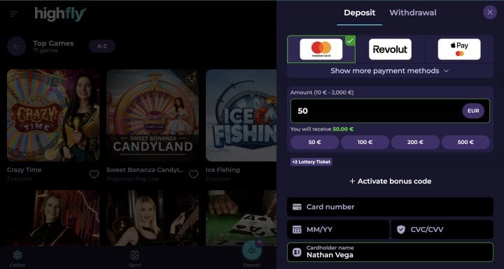 Highflybet Casino 19