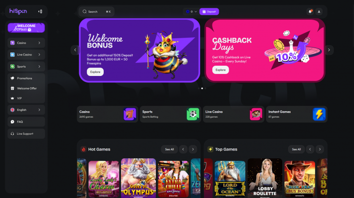 HiSpin Casino 1