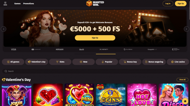 Wanted Win Casino 1