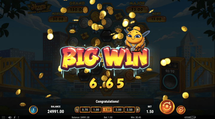 Honey Rush Black and Yellow 10