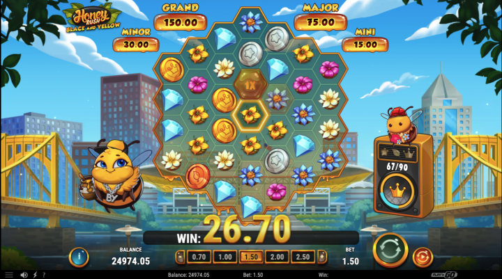 Honey Rush Black and Yellow 6