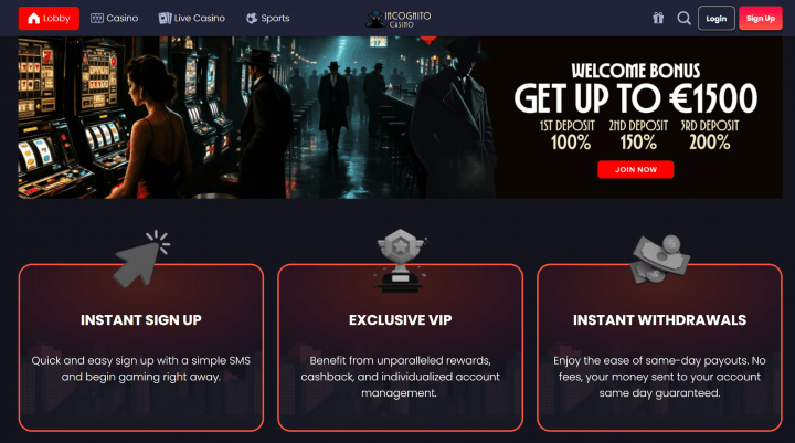 Incognito Casino 1