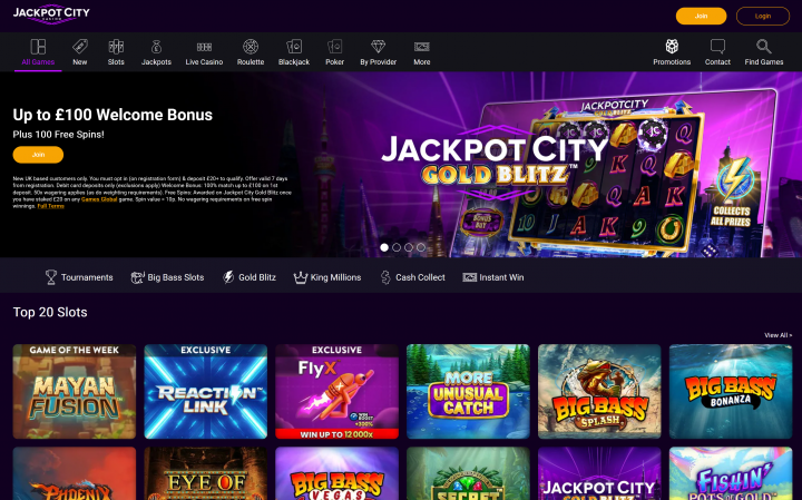 Jackpot City Casino UK 1