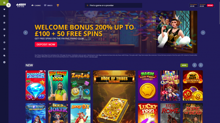 Jazzy Spins Casino 1