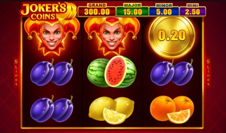 Joker's Coins Hold and Win 1