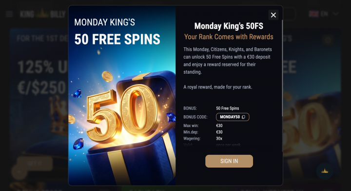 King Billy Casino 7