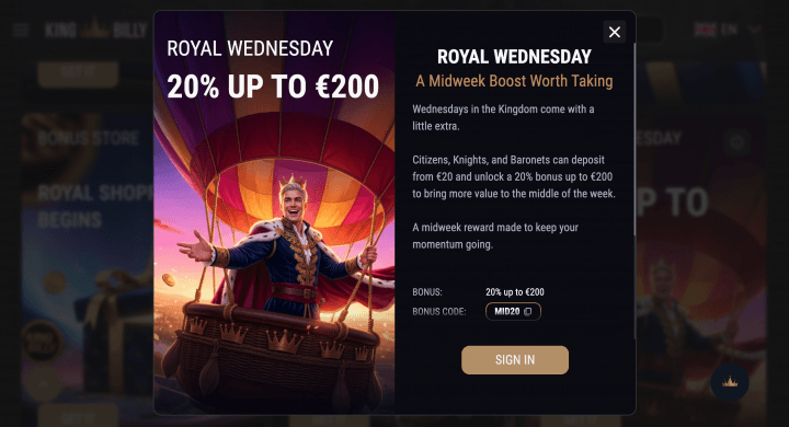 King Billy Casino 8