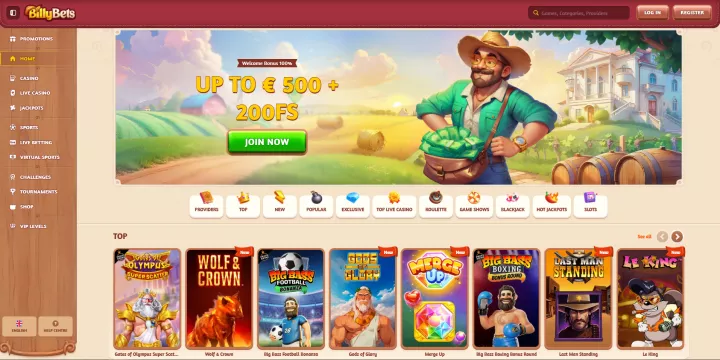 BillyBets Casino 1