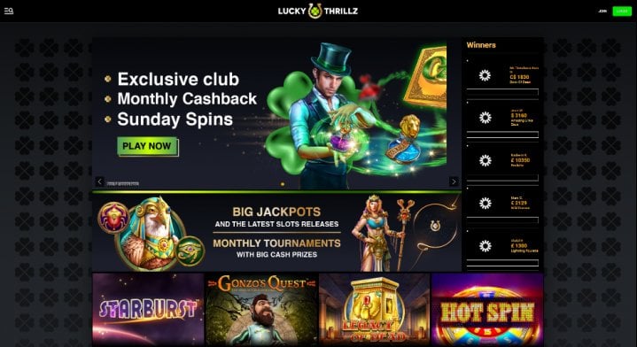 Lucky Thrillz Casino 1