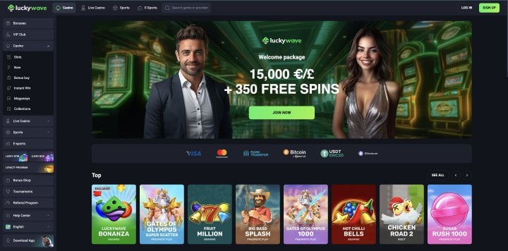 LuckyWave Casino 1
