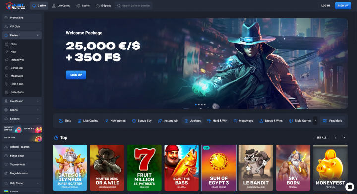 Lucky Hunter Casino 1