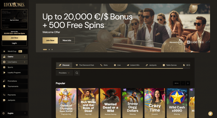 Lucky Ones Casino 1