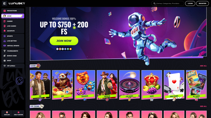 LunuBet Casino 1
