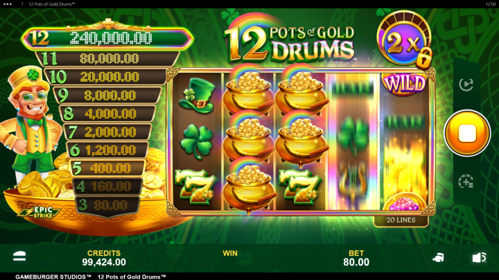 12 Pots of Gold Drums 12