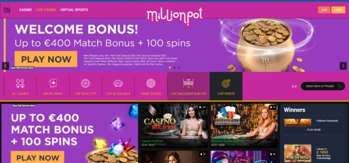 Millionpot Casino 1