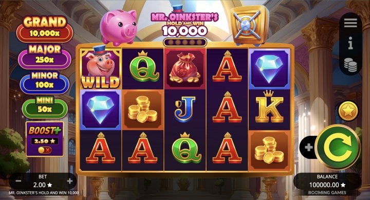 Mr. Oinkster’s Hold & Win 10,000 1