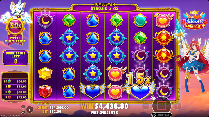 Starlight Princess Super Scatter 13