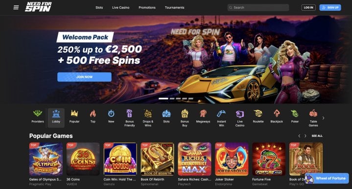 NeedForSpin Casino 1