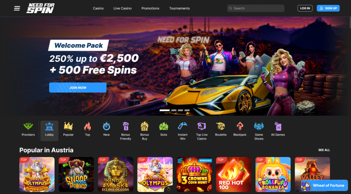 NeedForSpin Casino 1