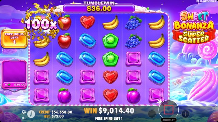 Sweet Bonanza Super Scatter 12
