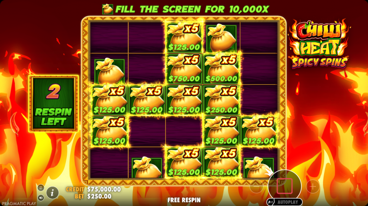 Chilli Heat Spicy Spins 15